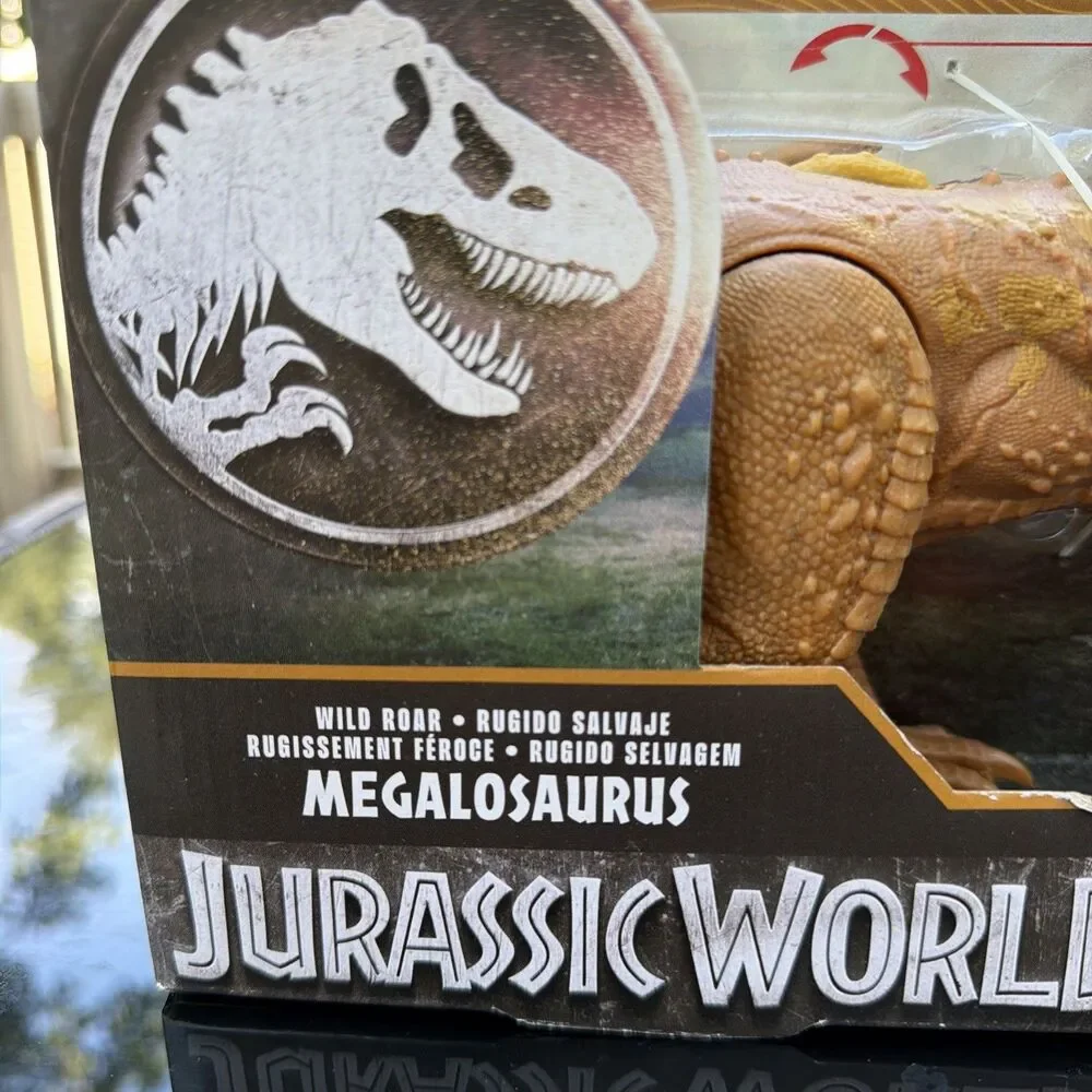 Jurassic World Wild Roar Epic Evolution Megalosaurus Dinosaur Action Figure NEW